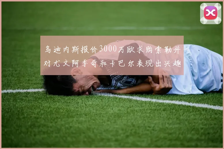 乌迪内斯报价3000万欧求购索勒并对尤文阿季奇和卡巴尔表现出兴趣